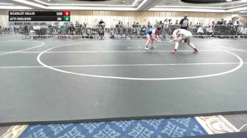 101 lbs Consi Of 4 - Scarlet Hillis, Cardinal WC vs Atti Nielson, Jwc Girls