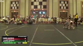 125 lbs Finals (8 Team) - Harry Asatrian, Elite Wrestling Red vs Layden Acevedo, Revivial Yellow