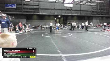 73 lbs Cons. Round 1 - Silas Albert, Trailblazer Wrestling Club vs Beckett Bloomer, Wichita Wrestling Club