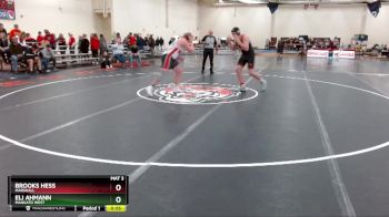 285 lbs Cons. Round 2 - Eli Ahmann, Mankato West vs Brooks Hess, Marshall