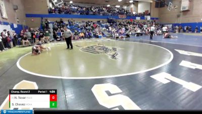 100lbs Champ. Round 2 - Natalia Tovar, Pasco (Girls) vs Sarahi Chavez, McKay