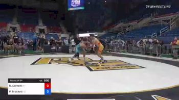 145 lbs Round Of 64 - Nathan Cornett, West Virginia vs Patrick Brackett, Colorado