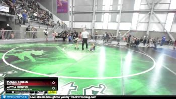 43 lbs Semifinal - Alycia Montiel, Ascend Wrestling Academy vs Maggie Stolen, Ellensburg WC