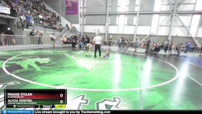 43 lbs Semifinal - Alycia Montiel, Ascend Wrestling Academy vs Maggie Stolen, Ellensburg WC