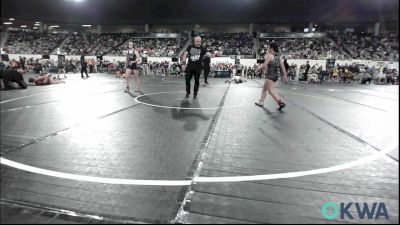 125 lbs Semifinal - Peyton Vasquez, Claremore Wrestling Club vs Layla Brown, Standfast