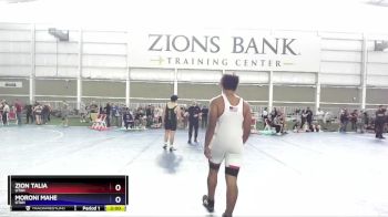 215 lbs 5th Place Match - Moroni Mahe, Utah vs Zion Talia, Utah