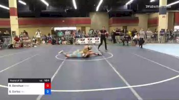 58 kg Round Of 32 - Rylee Donohue, Connecticut Marvels Wrestling Club Inc. vs Sarai Cortez, California