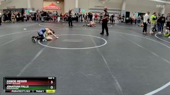80 lbs Cons. Round 3 - Junior Messer, Olney Outlaws vs Jonathan Falls, Headhunters