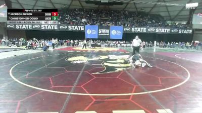 Boys 3A 144 lbs Champ. Round 3 - Jackson Syron, Cheney vs Christopher Cosio, Lakes