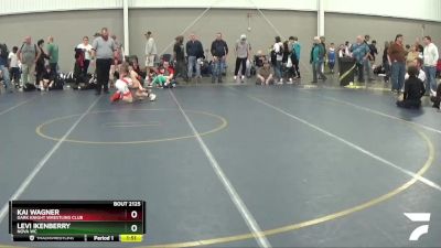 92 lbs Champ. Round 2 - Kai Wagner, Dark Knight Wrestling Club vs Levi Ikenberry, Nova WC