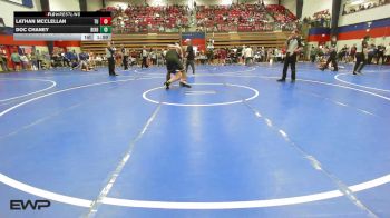 285 lbs Quarterfinal - Lathan McClellan, Tulsa Union vs Doc Chaney, Bixby HS Boys