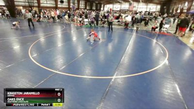 38 lbs Semifinal - Kingston Jaramillo, Uintah vs Oaks Ence, Southern Utah Elite