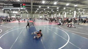 65 lbs Quarterfinal - Roman Carter, Mat Demon WC vs Jayden Crisman, Salem Elite Mat Club