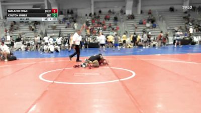 195 lbs Round Of 64 - Malachi Peak, Quest School Of Wrestling Gold - HSB vs Colton Jones, Grizzly Wrestling Club - HSB