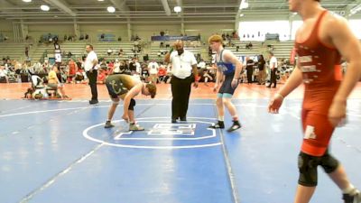 195 lbs Round Of 64 - Caige Horak, TDWC Maniacs Blue - HSB vs Landon Fitzsimons, Iron Faith Gold - HSB