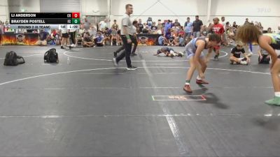 140 lbs Round 2 (6 Team) - Brayden Postell, Funky Crayons vs LJ Anderson, Carolina Reapers