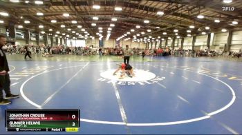 88 lbs Rd# 5- 3:45pm Friday Final Pool - Jonathan Crouse, Great Neck WC National Team vs Gunner Helwig, Team BAM