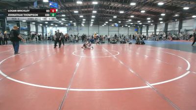 92 lbs Round 5 (4pm Saturday) - Johnathan Thompson, Iowa Black vs Logan Brickley, Rebellion