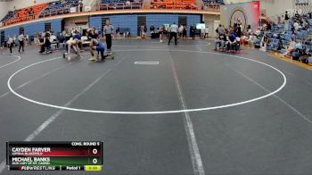 126 lbs Cons. Round 5 - Cayden Farver, Loyola-Blakefield vs Michael Banks, Our Lady Of Mt. Carmel
