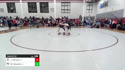 132 lbs Consi Of 8 #1 - Jacob Harvey, Mt. Pisgah Christian vs Will Edwards, Charlotte Latin