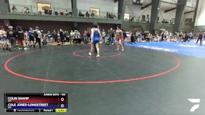 165 lbs Cons. Round 2 - Colin Shamp, WA vs Cole Jones-Longstreet, WA