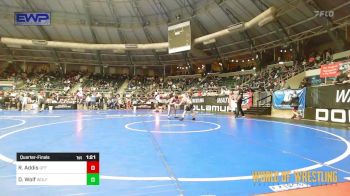 110 lbs Quarterfinal - Ryan Addis, Graham Future Falcons vs Denver Wolf, Wolfpak Wrestling