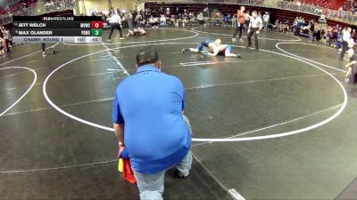 112 lbs Champ. Round 1 - Jett Welch, Medicine Valley Wrestling Club vs Max Olander, Ponca Spears Wrestling Club