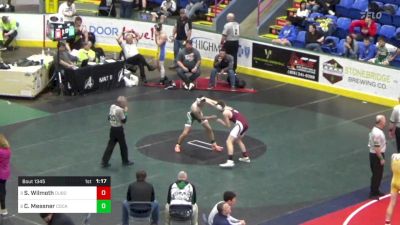 147 lbs Round Of 16 - Seth Wilmoth, Dubois vs Connor Messner, Cocalico