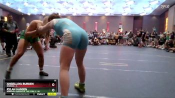 138 lbs Round 2 (4 Team) - Rylan Hansen, Nebraska Queens Of The Corn 3 vs Angellaya Burden, Badbass