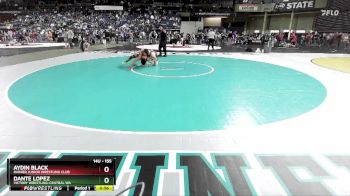 155 lbs Champ. Round 1 - Dante Lopez, Victory Wrestling-Central WA vs Aydin Black, Rainier Junior Wrestling Club