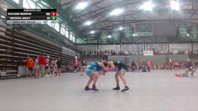 99-109 lbs Quarterfinal - Brystol Wiley, Sebolt Women Wrestling Academy vs Kaylene Morton, Young Warrior WrestlingAcademy