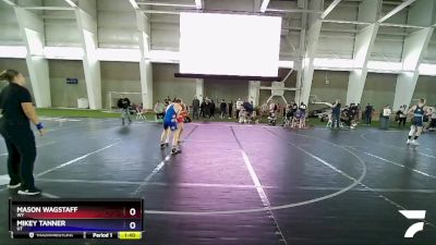 130 lbs Cons. Round 2 - Mason Wagstaff, WY vs Mikey Tanner, UT