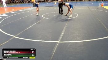 105 lbs Champ. Round 1 - Noah Jensen, BBE (Belgrade/Brooten) vs Eli Faris, Minneota