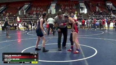 118/128 Round 3 - Taylor Woollett, Watervliet vs Krystin Nelson, Pine River