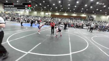 106 lbs Quarterfinal - Tyler Tuttle, Nevada Elite vs Kooper Monroe, Millard Eagles