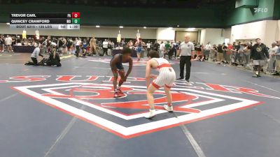 138 lbs Consi Of 32 #1 - Trevor Carl, PA vs Quincey Crawford, MO