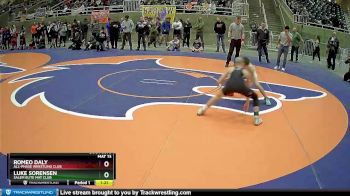 94 lbs Round 2 - Luke Sorensen, Salem Elite Mat Club vs Romeo Daly, All-Phase Wrestling Club