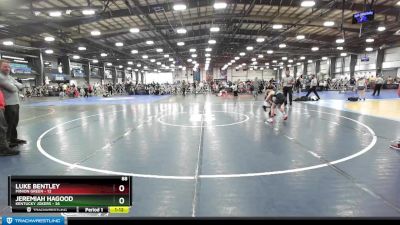 88 lbs Rd# 8- 12:30pm Saturday Final Pool - Luke Bentley, Minion Green vs Jeremiah Hagood, Kentucky Jokers