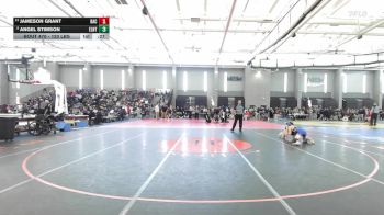 120 lbs Consi Of 4 - Jameson Grant, Bacon Academy vs Angel Stimson, East Lyme/Norwich Tech