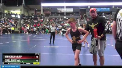 85 lbs Cons. Round 2 - Aiden Bachman, Powerhouse Wrestling Club vs Brenden Harless, Moen Wrestling Academy