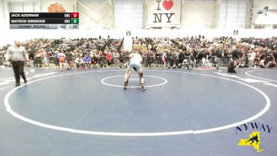 126 lbs Champ. Round 1 - Jack Aderman, Olean Wrestling Club vs Mayson Simmons, Grindhouse Wrestling Club