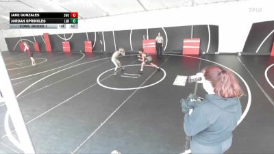 80 lbs Cons. Round 1 - Jordan Sprinkles, LAWC vs Jake Gonzales, Silverback Wrestling Club
