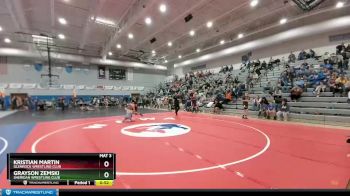 135 lbs 3rd Place Match - Kristian Martin, Glenrock Wrestling Club vs Grayson Zemski, Sheridan Wrestling Club