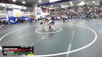 150 lbs Cons. Round 1 - Avram England, La Quinta vs Liam Adkins, Capistrano Valley