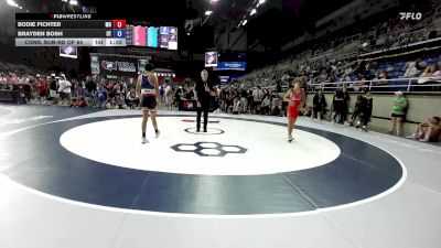 132 lbs Cons. Sub-rd Of 64 - Bodie Fichter, MO vs Brayden Bosh, UT