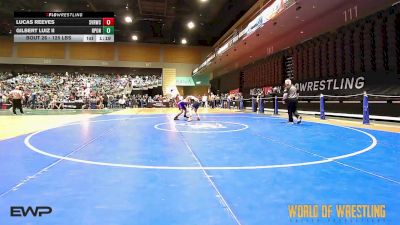 125 lbs Round Of 128 - Lucas Reeves, Steel Valley Renegades vs Gilbert Luiz II, Ripon