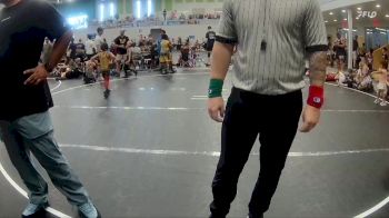 52 lbs Semifinal - Kellan Dedmon, Mat Masters vs Darian Hernandez, FL Scorpions Wrestling Club