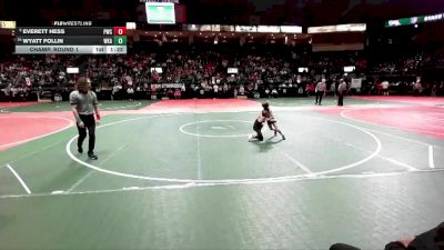 50 lbs Champ. Round 1 - Everett Hess, PWCA vs Wyatt Follin, WKA2