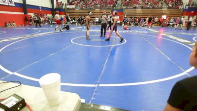 112 lbs Consi Of 8 #1 - Ezekiel Stogner, Wilburton Schools vs Christopher Hallmark, Cleveland Public Schools