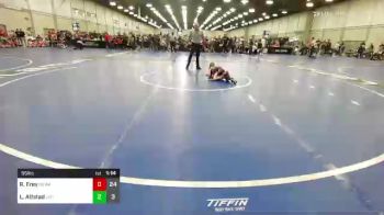 55 lbs Semifinal - Robert Frey, No Escape Wrestling Academy vs Loftan Alfstad, Untouchables 9U